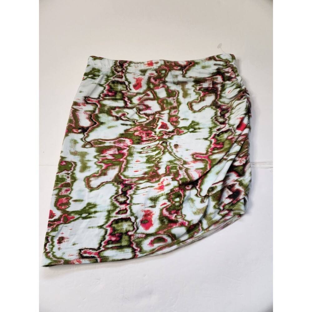 Nordstrom Open Edit Skort Womens Small Tie Dye High-Slit Beachy Boho Cover-up